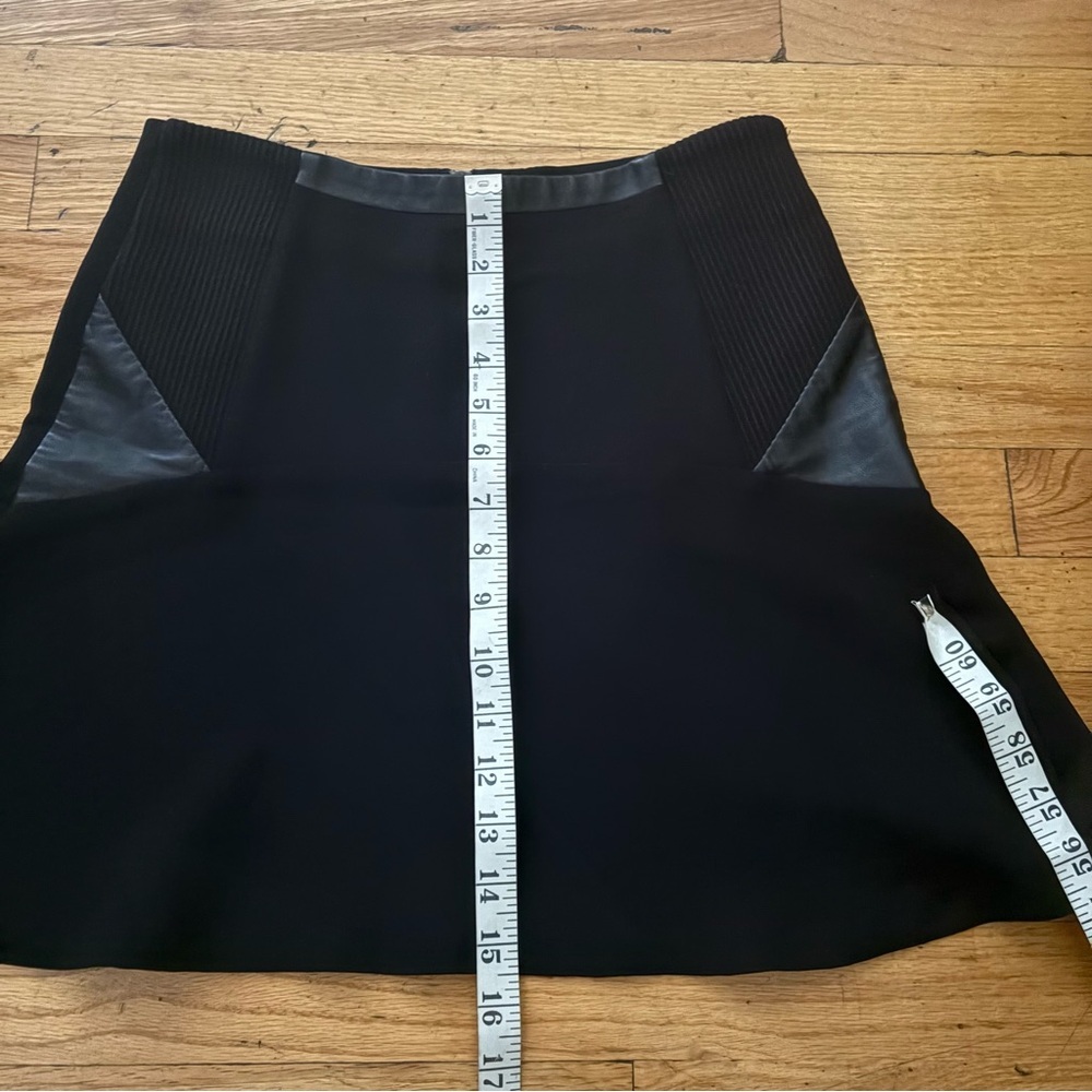 Sandro Paris Black Mini Skirt Size 4 - Picture 3 of 6
